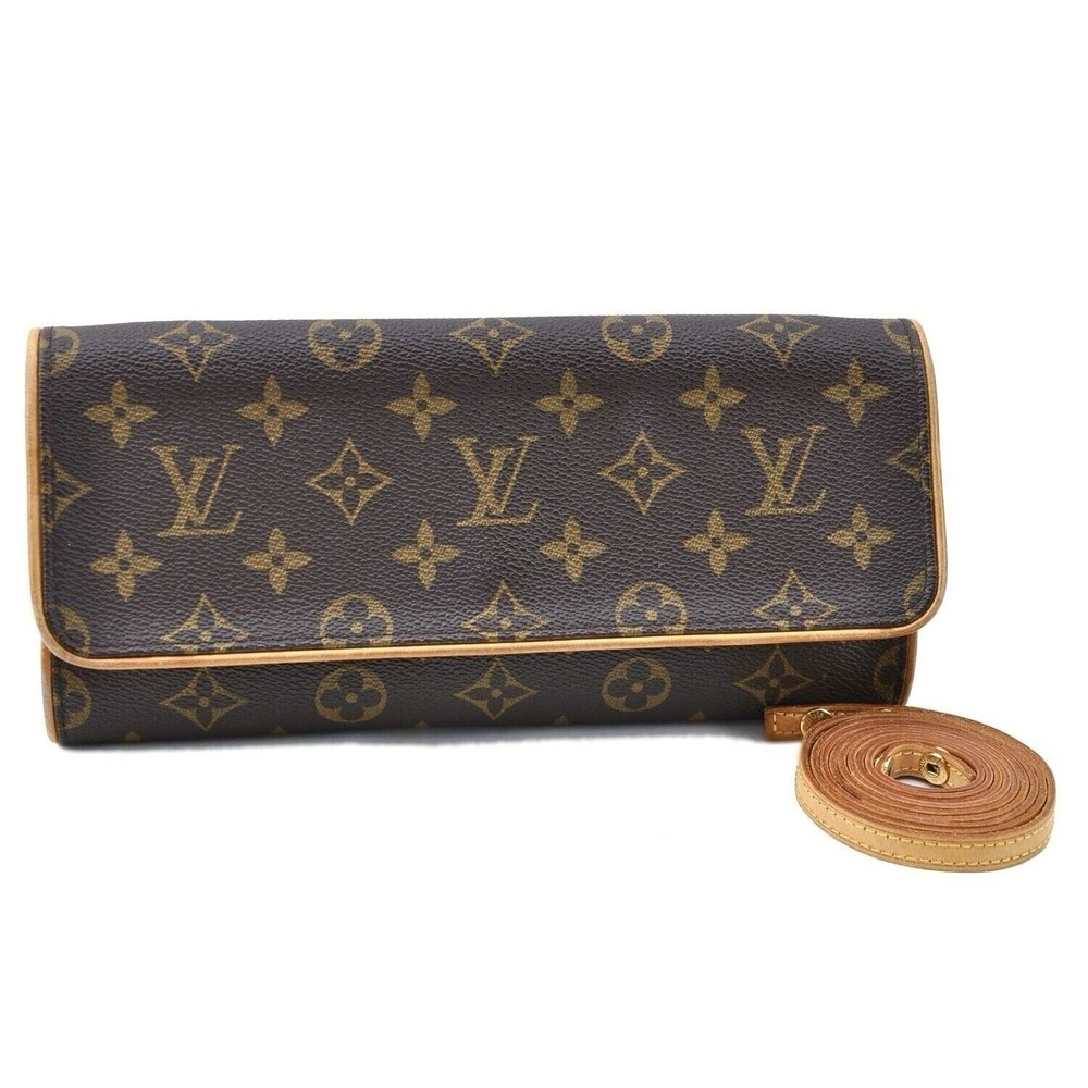Authentic Vintage Louis Vuitton Monogram Pochette Twin GM Bag - M51852